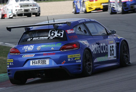 VW Scirocco Bio Gas bilen som skal have Nicki Thiim blandt kørerne.
